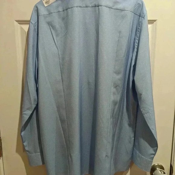 NWT Men's Apt.9 Premier Flex Performance Shirt Light Blue Sz XL - Picture 7 of 10